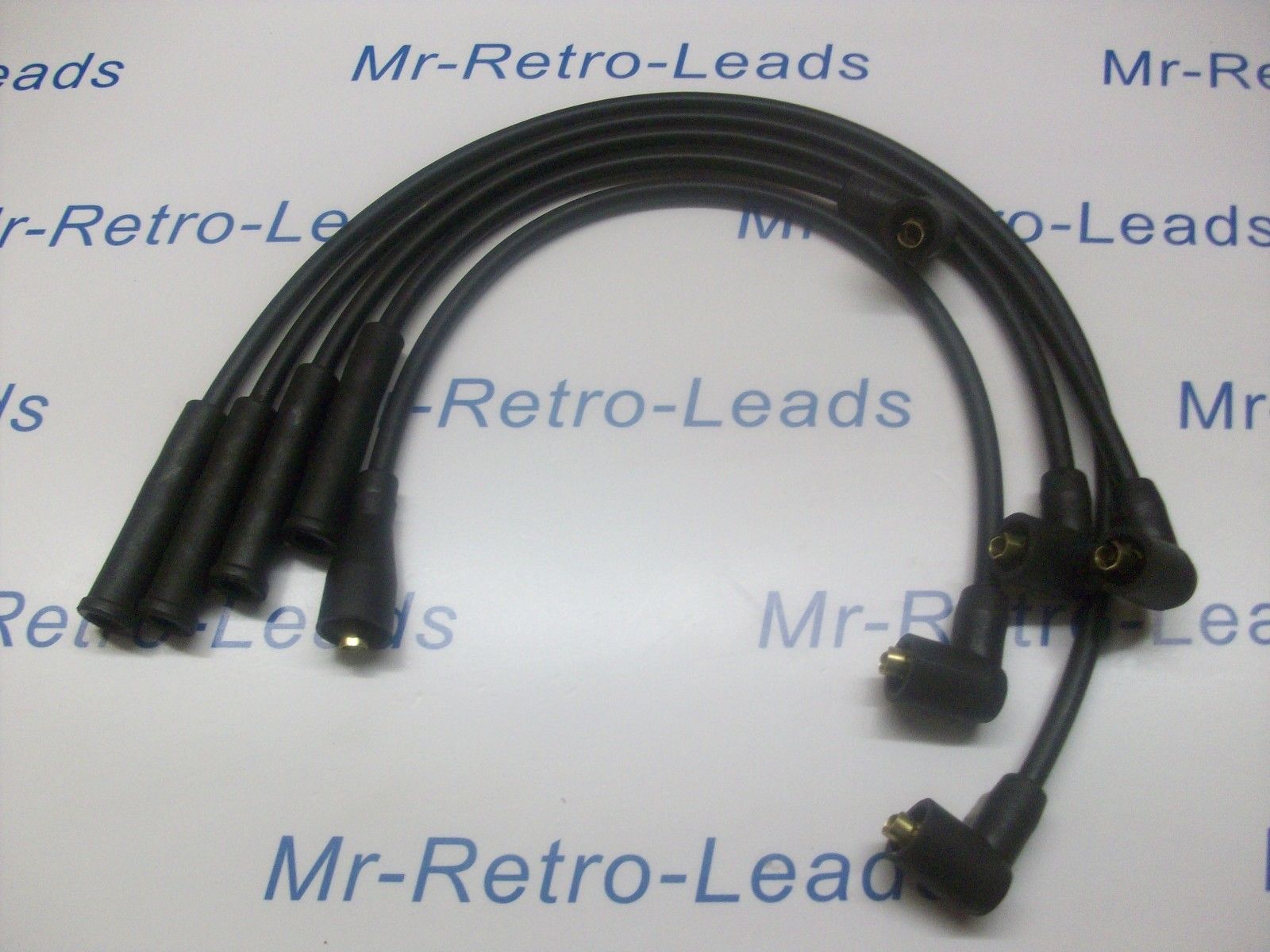 Black 8mm Performance Ignition Leads For Opel Manta Ht Quality Hand Built Leads