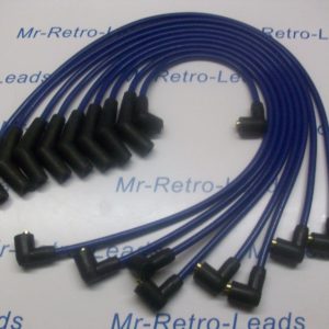 Blue 8.5mm Ignition Leads Will Fit. Ford Mustang V8 Cougar 65 - 73 Lucas Cap Ht.
