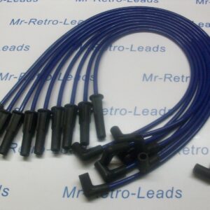 Blue 8.5mm Performance Ignition Leads Ford Cleveland 460 351 302 V8 Hei Cap Ht..