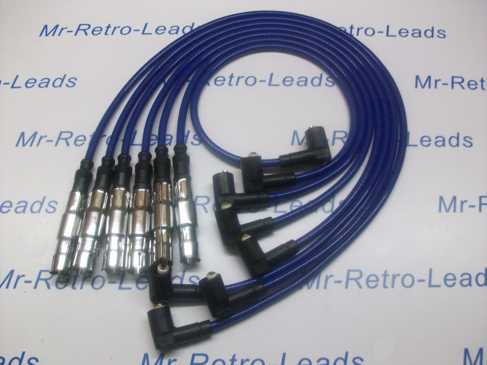 RED 8.5MM PERFORMANCE IGNITION LEADS VR6 OBD1 CORRADO VR6 PASSAT QUALITY LEADS