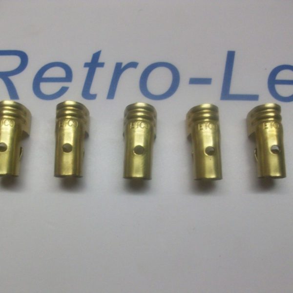 Ignition Lead Distributor Brass Terminals X 5 Ht Straight Push In Type