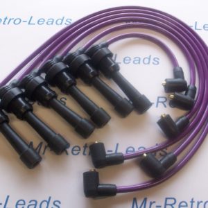 Purple 8mm Performance Ignition Leads For Mitsubishi 3000 Gt Diamante Quality Ht
