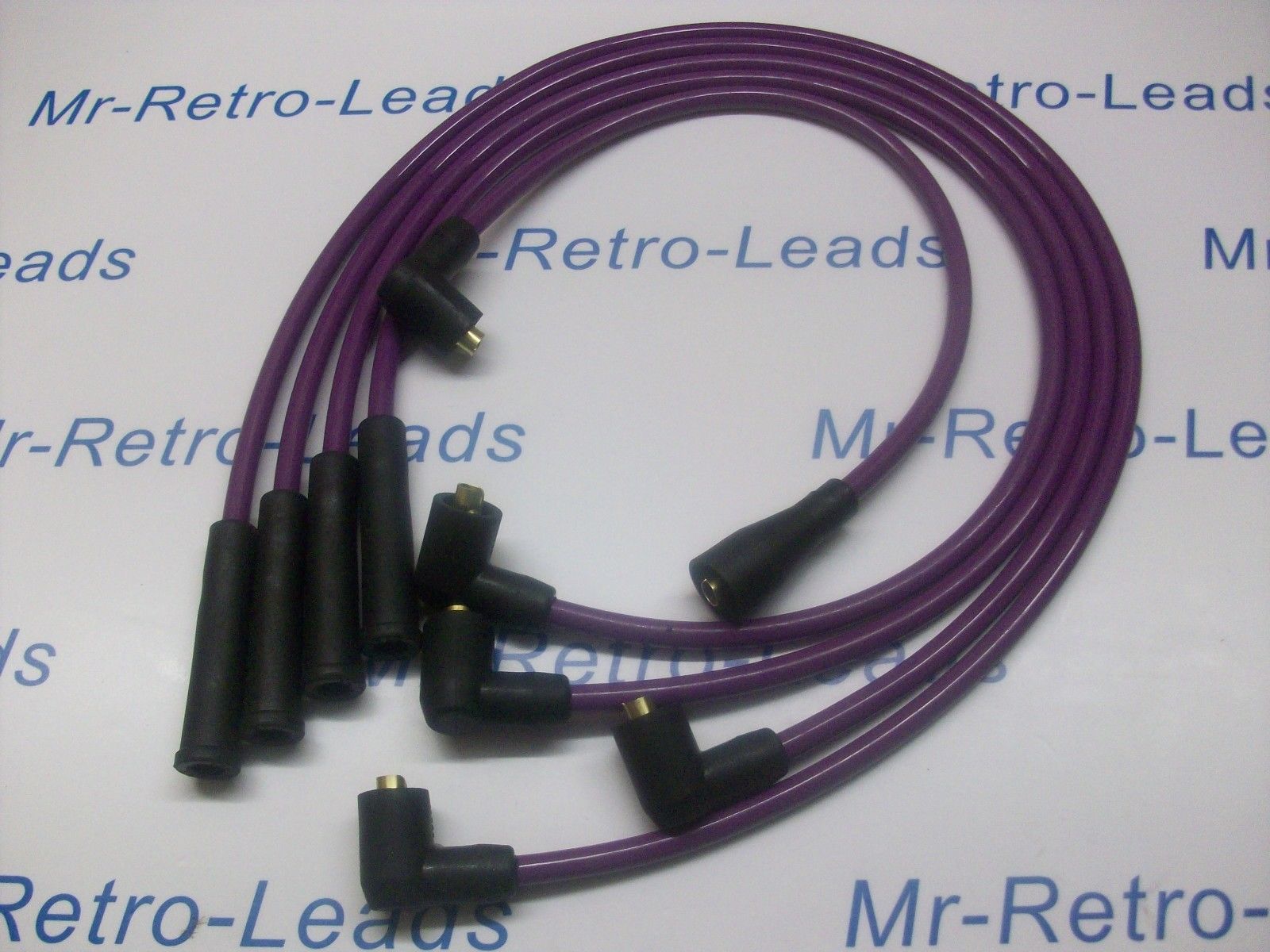 Purple 8mm Performance Ignition Leads For Datsun Violet Quality Ht Leads....