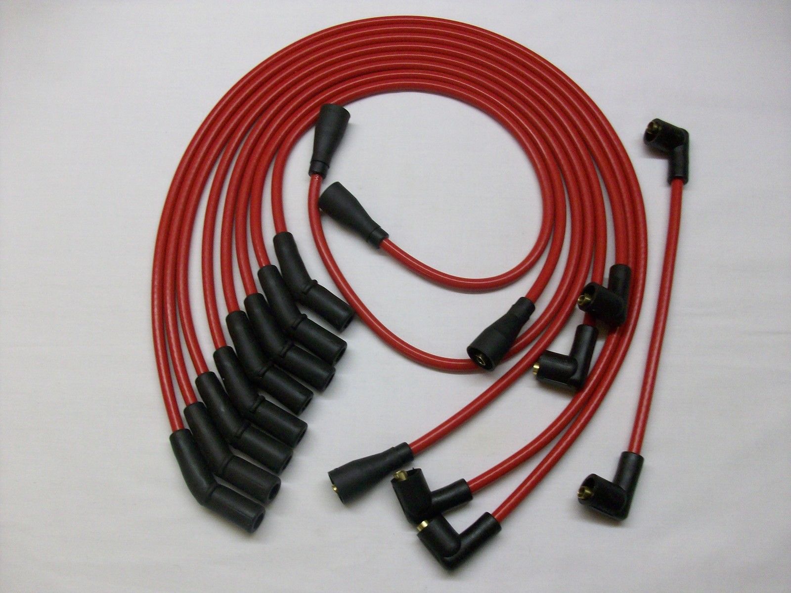 RED 8MM PERFORMANCE IGNITION LEADS TRIUMPH STAG ROVER 3.0 V8 QUALITY HAND BUILT 