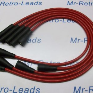 Red 8.5mm Performance Ignition Leads Fit. Fiat 124 Sport 124 Spider 125 132 Ht