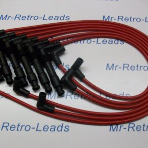Red 8mm Ignition Leads Will Fit. Vauxhall Lotus Carlton 3.6 24v Turbo Hei Cap.