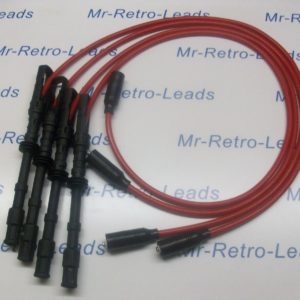 Red 8mm Ignition Leads Will Fit Vw Golf Mkiv 1.8 4motion Audi Leon Bora Quality.