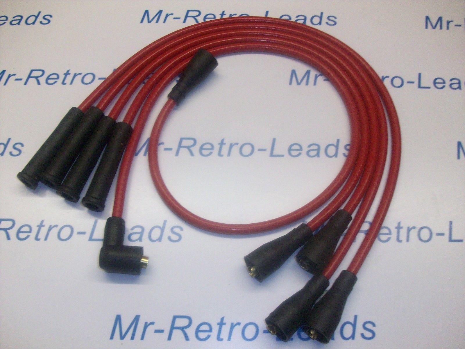 Red 8mm Performance Ignition Leads For Triumph Tr7 Late Type Quality Leads Ht..