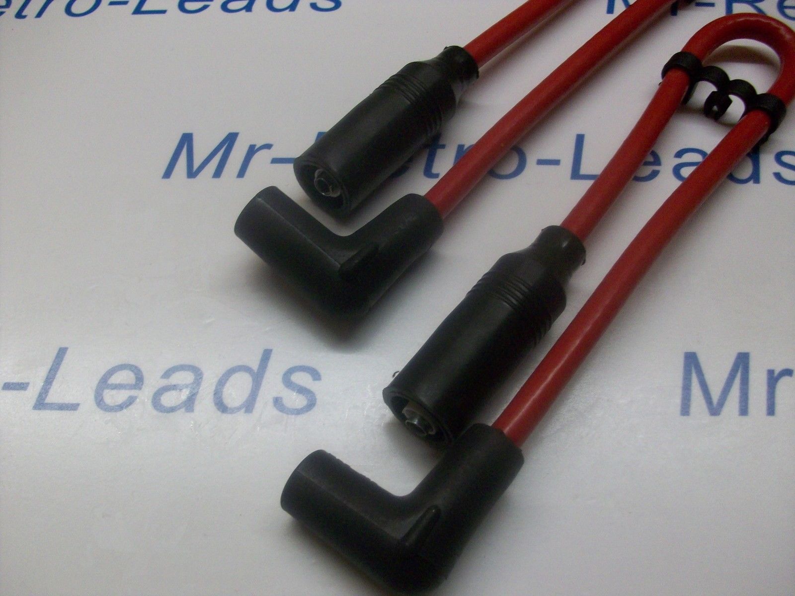 Red 8mm Performance Ignition Leads Harley Davidson Twin Cam 99-08 Sport ...
