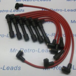 Red 8mm Performance Ignition Leads For Nissan 300zx 300 Zx Twin Turbo Z31 Z32 V6