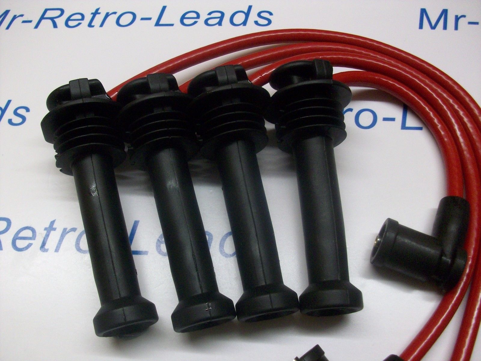 Red 8mm Performance Ignition Leads Will Fit Ford Focus Fiesta Mondeo Quality Ht,