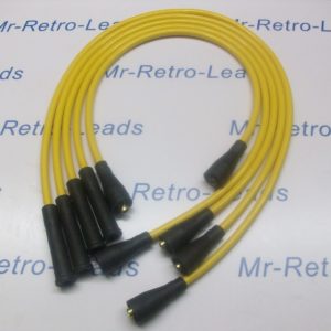 Yellow 8mm Performance Ignition Leads Will Fit Escort Rs1600 Xr3 Xr3i Fiesta Xr2