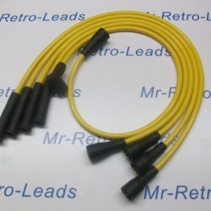 Yellow 8mm Performance Ignition Leads For Ford Sierra Fiesta 1.3 1.6 1.8 2.0 Ht