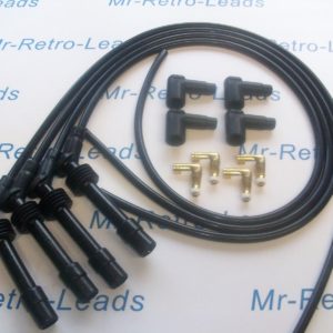 Black 8mm Performance Ignition Lead Kit C20xe 2.0 Vauxhall Astra Cavalier Racing