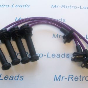 Purple 8mm Ignition Leads For Ford Escort Si Mkvii 7 Gen 1 Coil Pack Quality Ht