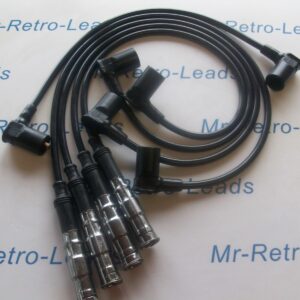 Black 8mm Performance Ignition Leads For Mercedes 230e 200 W123 1976-1985