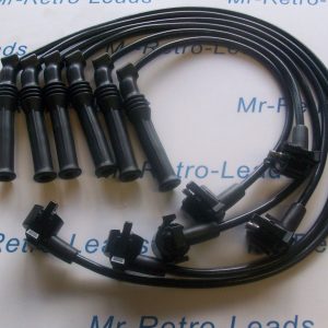 Black 8mm Performance Ignition Leads Ford Cosworth Scorpio 2.9 24v V6 Quality Ht
