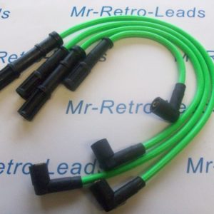 Lime Green 8mm Ignition Leads For Fiat Punto Mk2 1999-05 8v 1.1 1.2 Twin Coil