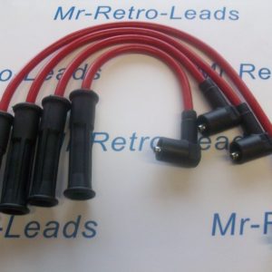 Red 8mm Performance Ignition Leads Renault Clio Mkii 1.4 1.6 8v E7j 634 1999