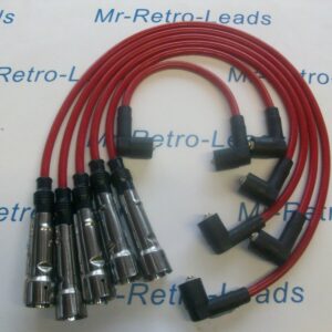 Red 8mm Performance Ignition Leads Audi Coupe Quattro 2.3 2.2 Gt 2.0  81 > 96