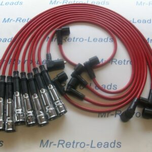 Red 8mm Performance Ignition Leads Mercedes 350 S420 S500 Sl380 Sl450 Sl500 Din