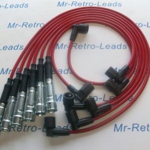 Red 8mm Performance Ignition Leads For Mercedes Benz 190e 2.6 1986-91 Quality