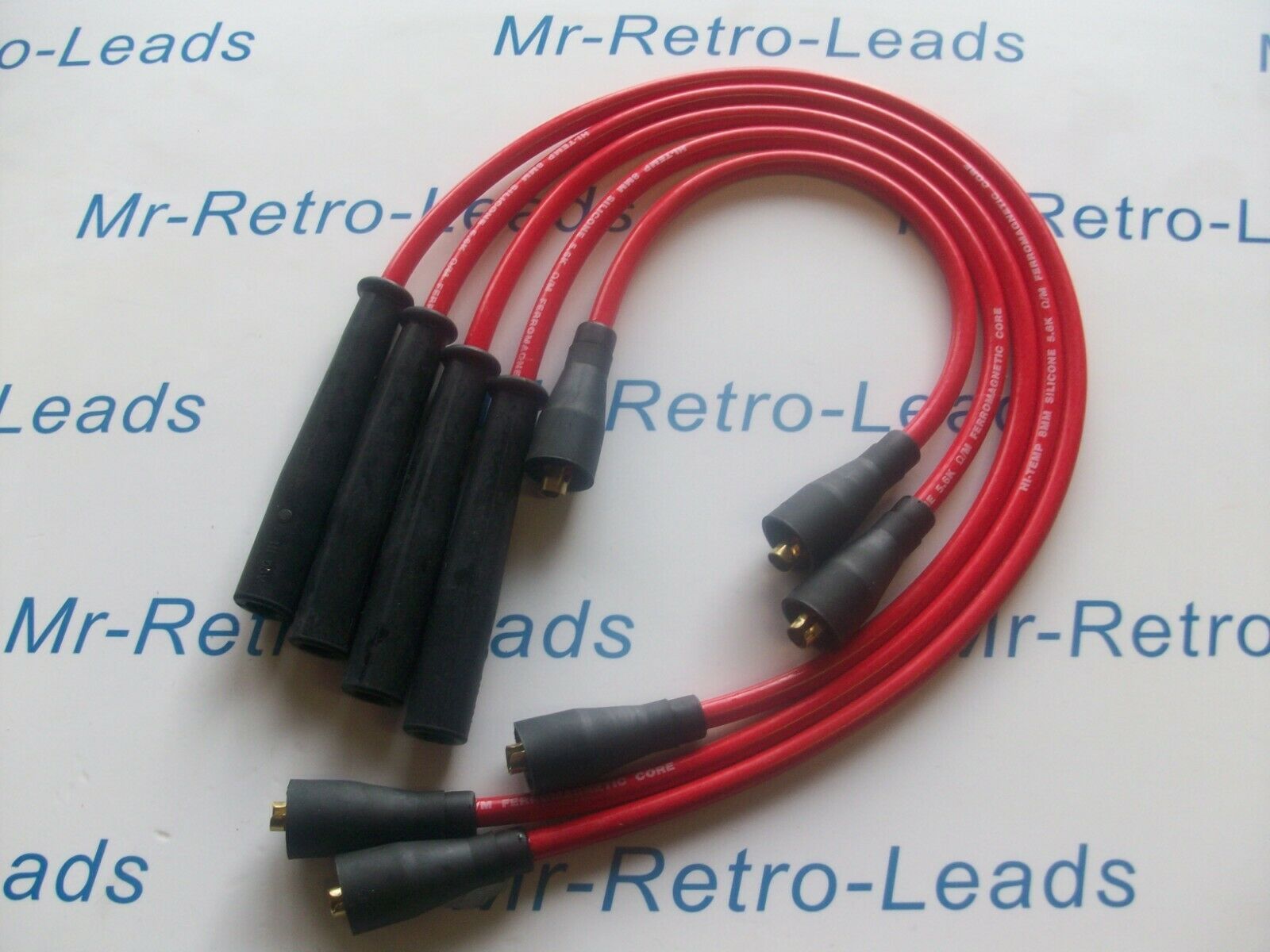 Red 8mm Performance Ignition Leads Bmw 02 Series 2002 1802 1602 1600 1502 Leads