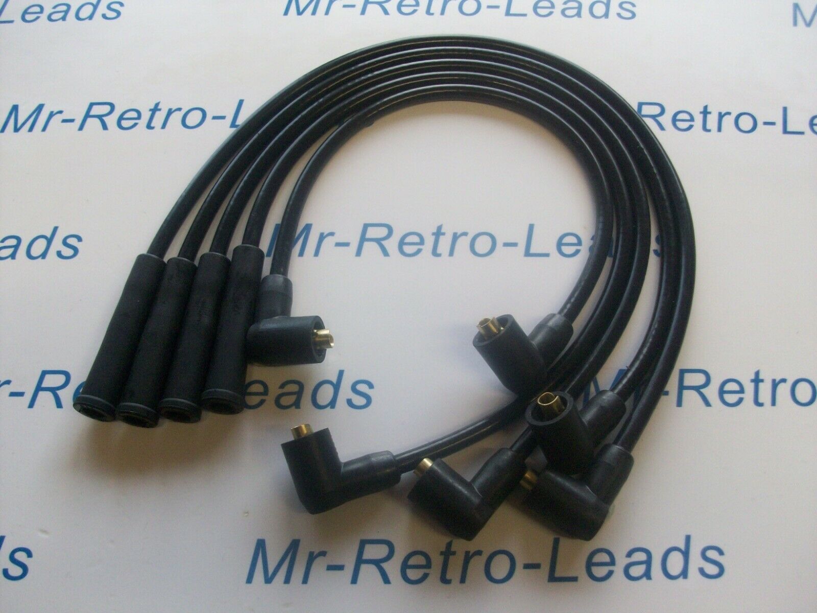 Black 8mm Performance Ignition Leads For Ford Transit 1.6 77 > 86 Choice 2 / 2