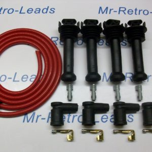 Red 8mm Performance Ignition Lead Kit For Focus Zetec Kit Cars Build Your Own..