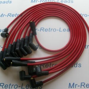 Red 8mm Performance Ignition Leads For Rover Sdi 3.0 V8 Quality Hand Built Ht