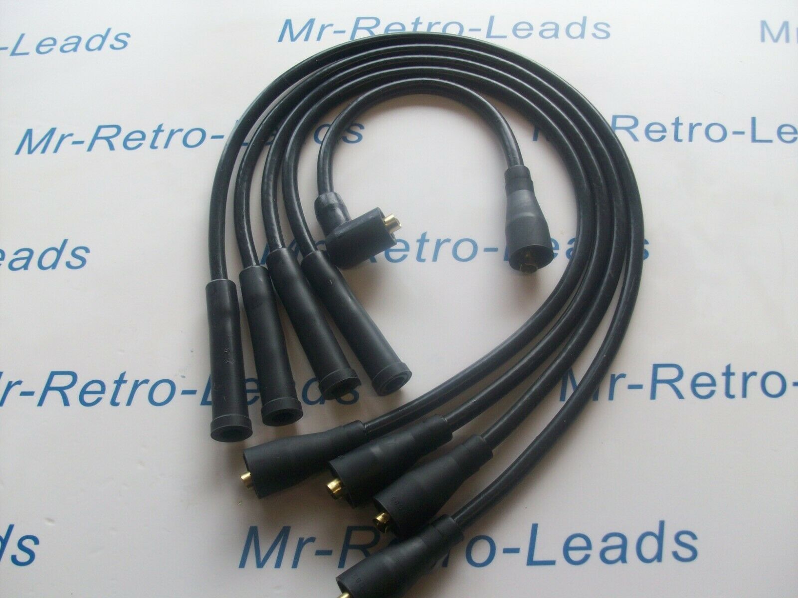 Black 8mm Performance Ignition Leads Ford Pinto 4 Cylinder Hand Built Quality