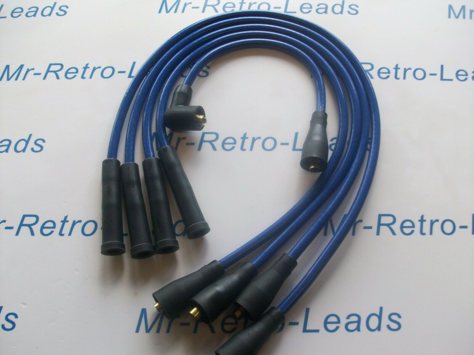 Blue 8mm Performance Ignition Leads Ford Pinto 4 Cylinder Hand Built Quality