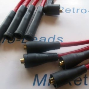 Red 8mm Performance Ignition Leads Ford Pinto 4 Cylinder Quality Hand ...