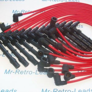 Red 8mm Performance Ignition Leads Mercedes 600sl M120 R129  600 Sl Quality Lead