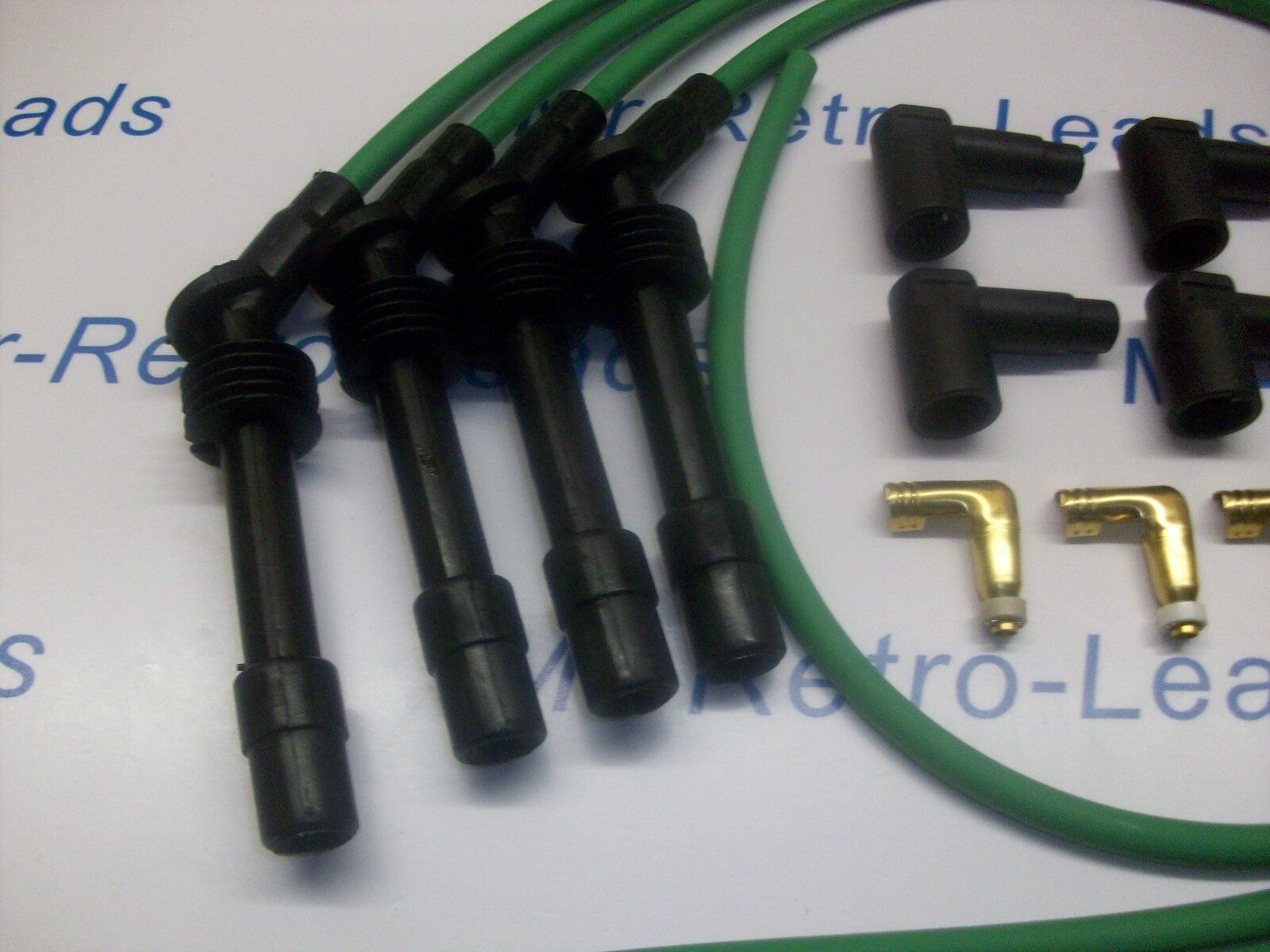Green 8mm Performance Ignition Lead Kit C20xe 2.0 Astra Cavalier Racing Quality