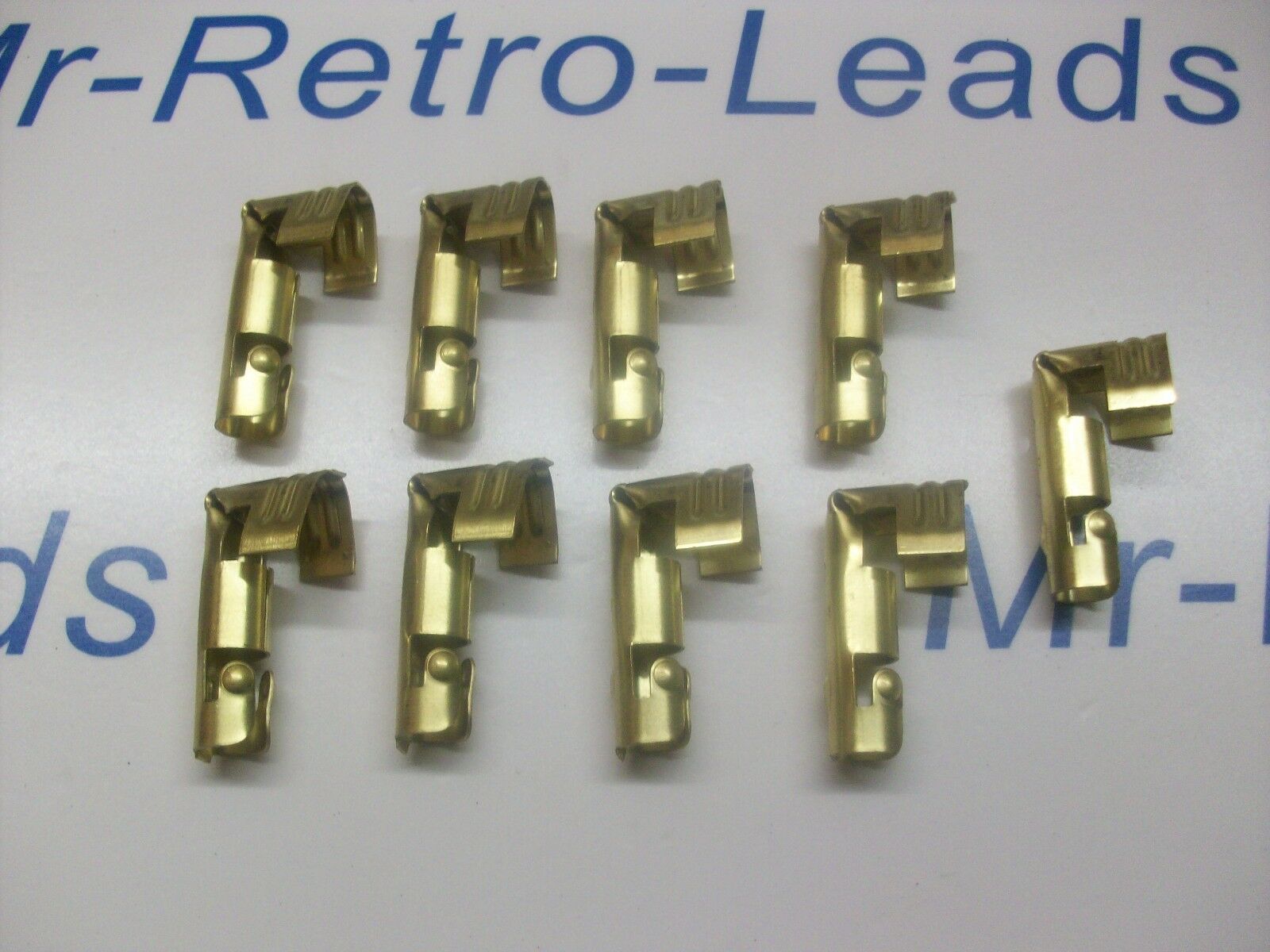 Ignition Lead Distributor Brass Terminal X 9 Ht 90" Degree Din Type For