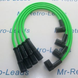 Lime Green 8mm Performance Ignition Leads Cinquecento Seicento 1.1 Sporting