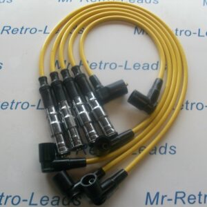 Yellow 8mm Performance Ignition Leads For Mercedes 230e 200 W123 1976-1985