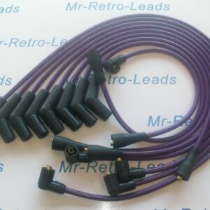 Purple 8mm Performance Ignition Leads For Tvr Chimaera V8 Lucas Distributor