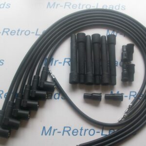 Black 7mm Performance Ignition Leads Kit Full Set For Use With Bmw 3.0 Cs E9