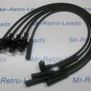 Black 8mm Performance Ignition Leads For 205 309 1.9 Sri Gti Hei Cap Quality Ht