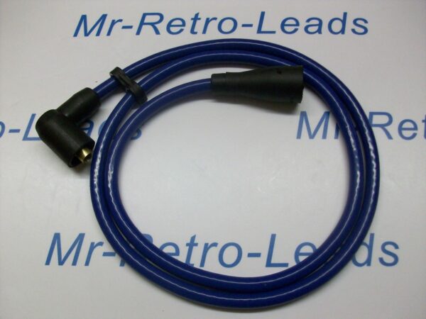 Blue 8mm Extra Long Ignition Coil Lead Ht All Cars From 50s / 70s & More 1 Meter