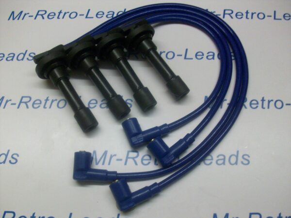 Blue 8mm Performance Ignition Leads For The Civic D16 Dohc Engines Quality Ht