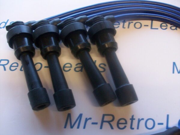 Blue 8mm Performance Ignition Leads For The Mitsubishi Galant Lancer Gsr Vr-4