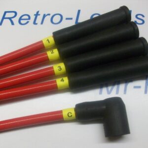 Ignition Lead Numbers Plug 1 / 4 Heat Shrink Ht Lead Black On Yellow 1 / 4 And C