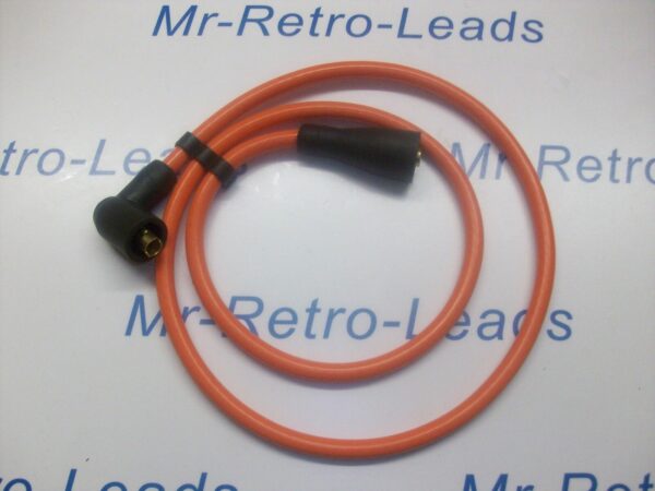 Orange 8mm Extra Long Ignition Lead Coil Cars From 50s / 70s And More 1 Meter Ht