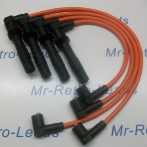 Orange 8mm Performance Ignition Leads For Polo 1.6 Gti 1.4 16v Quality Ht Leads