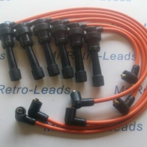Orange 8mm Performance Ignition Leads To Fit Mitsubishi 3000 Gt Diamante Quality