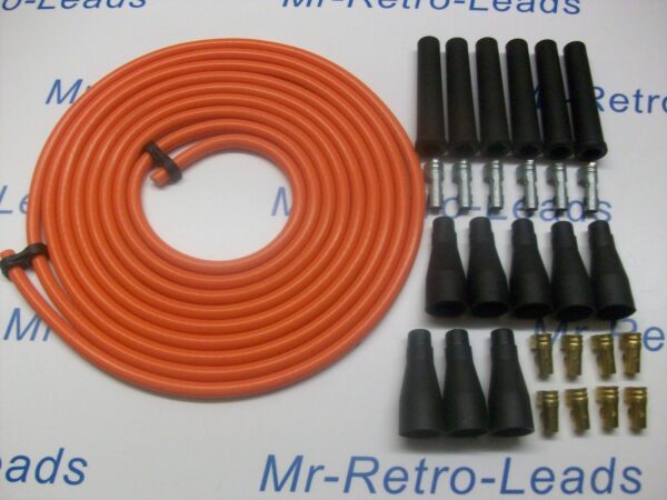 Orange 8mm Performance Ignition Lead Kit For The V6  6 Cly 4 Meters Kit Car Cars