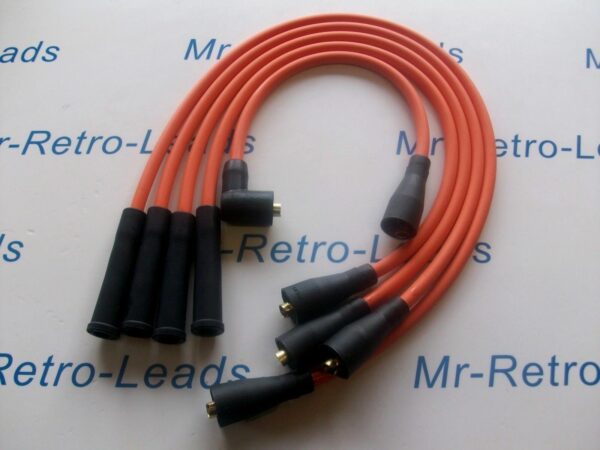 Orange 8mm Performance Ignition Leads For The Fiesta Mk1 950 1.1 Quality Leads